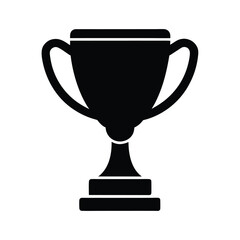 Trophy Silhouette Vector Illustration