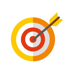 Target symbol with a vibrant color scheme indicating focus and precision in achieving goals and objectives in various contexts