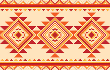 American native ethnic pattern. Embroidery american native concept.Design for indigenous style, african, fabric, abstract, boho, carpet, ikat, tribal, pattern.