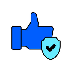 Icon a safety, isolated against a clean background.