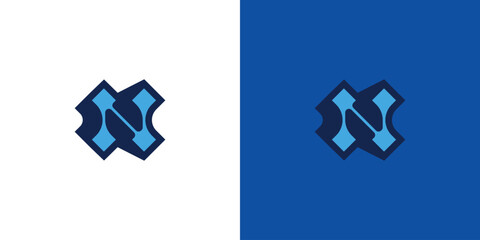 Letter N for Tech Logo Design