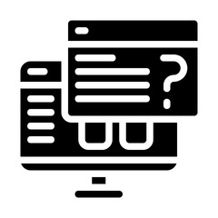 Web Pop-Up Solid Icon