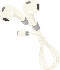 illustration earphones