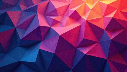 Fototapeta premium Geometric tessellation with vibrant colors and sharp lines , bold, texture, graphic