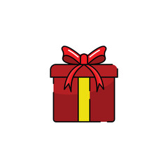 Gift Box Icon Color