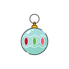  Christmas Bauble Icon Color