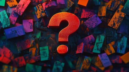 question mark background