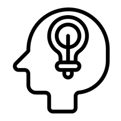 Strategic Thinking Line Icon