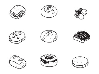 Traditional Kolache Pastries Ready for Enjoyment on Table