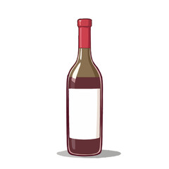 Simplified 3D Wine Bottle 