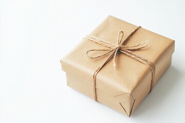 Paper box open on the right side white background