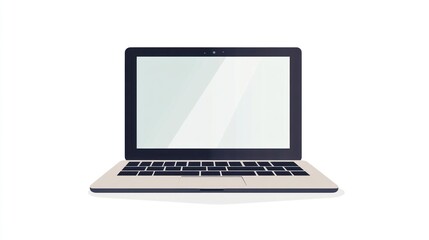 Fototapeta premium Modern laptop illustration