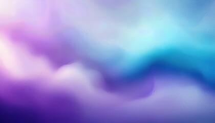 Transcendent Gradient of Blue, Purple, and White An Abstract Cloudscape Exuding Tranquility and Serenity Amidst the Foggy Horizon.