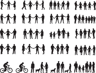 Friends Silhouette Vector &ndash; Friendship Clipart for T-Shirts, Stickers & Prints

Best Friends SVG Bundle &ndash; Walking, Hugging & Posing Silhouette Vectors

Friendship Silhouette Collection &ndash; Editable Vect