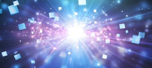 Fototapeta premium High definition special effects light effects particle images