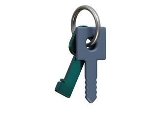 key icon 3d illustration render