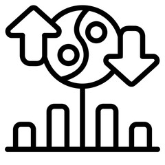 Balance Line Icon