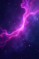 Obraz premium Abstract purple energy, glowing particles, ethereal space scene , ethereal, celestial, energy
