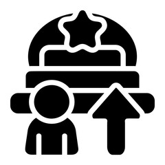 Career Development Solid Icon