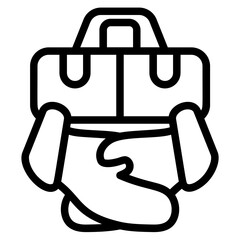 Collaboration Business Line Icon