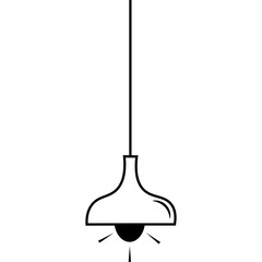 Hand and Drawn Hanging Lamp