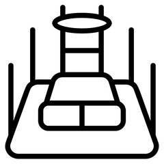 Foundation Line Icon