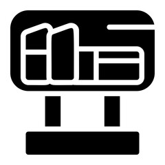 Presentation Solid Icon