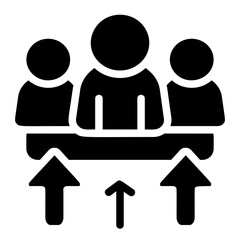 Team Development Solid Icon