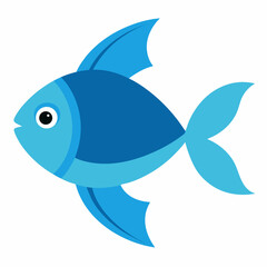 vector illustration of a fish