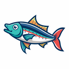 cartoon shark vector illustration