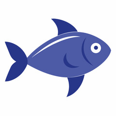 vector illustration of a fish