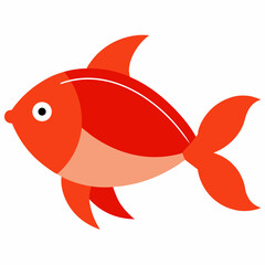vector illustration of a fish