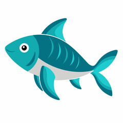 fish on a white background