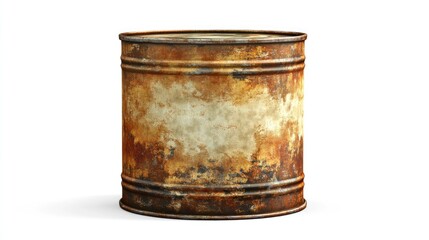 Rusty metal container