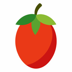vector illustration of an apple