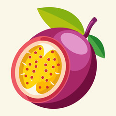 vector illustration of an apple