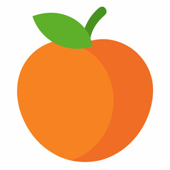 orange isolated on white background