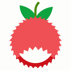 vector illustration of an apple