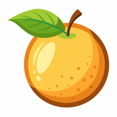 vector illustration of an apple