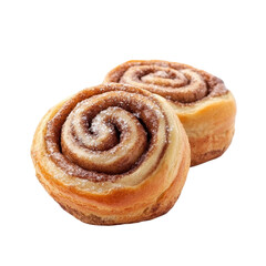 Fototapeta premium Delicious cinnamon rolls freshly baked in a cozy kitchen setting