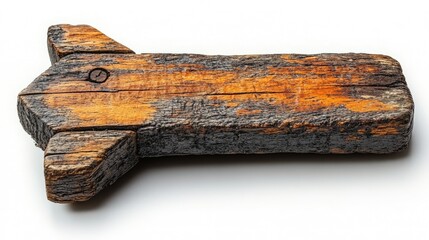 Fototapeta premium Wooden Arrow Signpost Pointing Directions, Symbolizing Choices and Pathways in Life