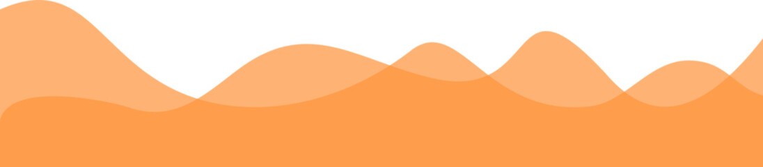 Transparant Wave Footer