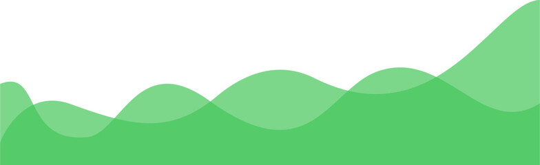 Transparant Wave Footer