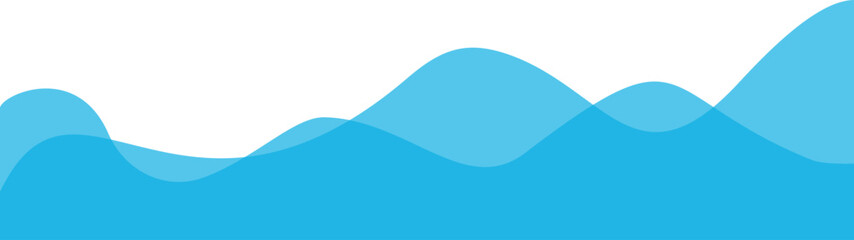 Transparant Wave Footer