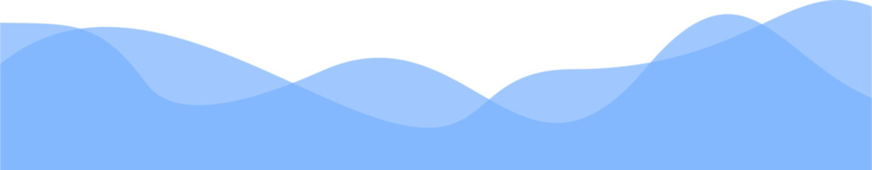 Transparant Wave Footer