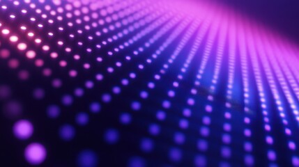 Obraz premium Abstract glowing dot display, vibrant colors