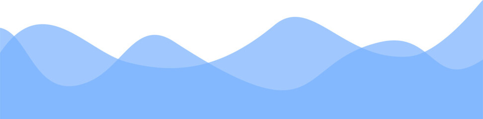 Transparant Wave Footer