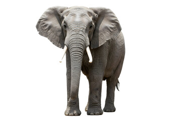 Obraz premium Majestic African Elephant: Wildlife Photo transparent background