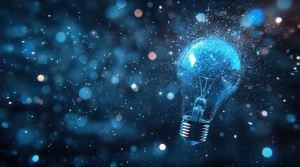 Innovative Lightbulb, Digital Concept