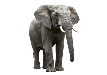 Majestic African Elephant: Stunning Photo of a Wild Elephant transparent background